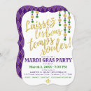 Recherche de laissez les bon temps rouler invitations Mardi gras