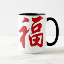 Recherche de caractères chinois tasses Porcelaine