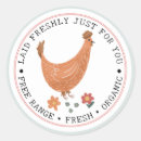 Recherche de poulet vintage autocollants Boîte à oeufs
