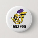 Zoek naar muziekinstrumenten buttons Franse hoorn