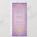 Recherche de pourpre 10x23 invitations Lilas