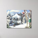 Recherche de cardinal painting toiles Hiver