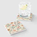 Recherche de peinture botanique dessous de verres Orange