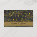 Recherche de vignes et fleurs cartes visite Girly