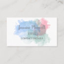 Recherche de aquarelle moderne cartes visite De uniques