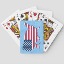 Recherche de drapeau rouge jeux de cartes Bleu