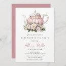 Recherche de tea shower invitations Rose