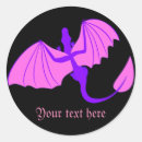 Recherche de le dragon autocollants Rose