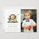 Recherche de de lion anniversaire invitations Animaux de la jungle
