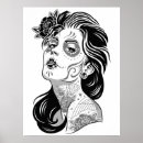 Recherche de fille de crâne posters Sucre