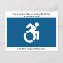 Recherche de fauteuil cartes postales Handicap