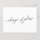 Recherche de causes invitations Changement de plans