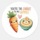 Zoek naar wortels stickers Schattig