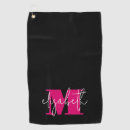 Recherche de golf serviettes Initiale