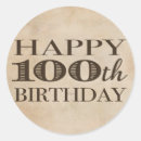 Recherche de anniversaire 100 ans de autocollants Joyeux 100e anniversaire