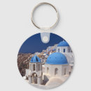 Recherche de touriste porteclés Bleu