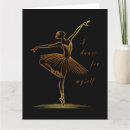 Recherche de poses de danse vœux cartes Danseuse de ballet