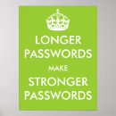 Zoek naar wachtwoorden posters Veiligheid