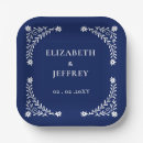 Recherche de navy wedding assiettes Moderne