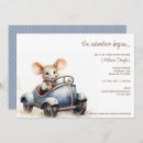 Recherche de souris mignonne invitations C'est un garçon