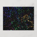 Recherche de arbre de noël abstrait cartes postales Lumières