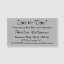 Recherche de baby shower invitation magnets Gris