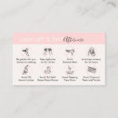 Recherche de teinture cartes visite Maquillage