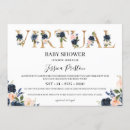Recherche de blush floral baby shower invitations Fleurs d'aquarelle