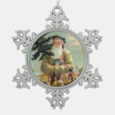 Recherche de père vintage ornements Kris kringle