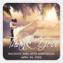 Recherche de photographe de mariage autocollants Merci