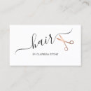 Recherche de moderne coiffure cartes visite Cheveux