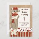 Zoek naar sock monkey uitnodigingen Partij