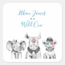 Recherche de safari animals autocollants Premier anniversaire