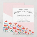 Recherche de champ 11x16 invitations Floral