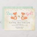 Zoek naar roze en blauw babyshower uitnodigingen Sekse