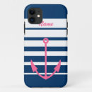 Recherche de rayures bleues et blanches iphone coques Nautique
