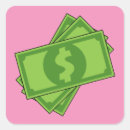 Recherche de richesse autocollants Dollar
