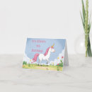Recherche de chevaux blancs vœux cartes Girl