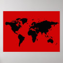Zoek naar zwarte wereldkaart posters Geografie