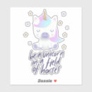 Recherche de de licorne autocollants Typographie
