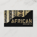 Recherche de africain cartes visite Ethnique