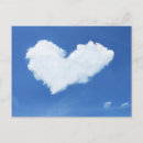 Zoek naar hart wolk briefkaarten Lucht