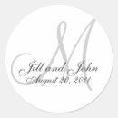 Recherche de sceaux autocollants Monogramme