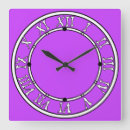 Recherche de violet clair horloges Fluorescent