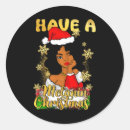 Recherche de african american christmas autocollants Africain