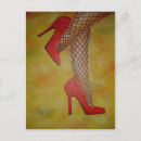 Recherche de talons hauts cartes postales Rouge