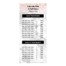 Recherche de hair salon prix listes Rose gold glitter