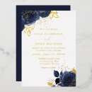 Zoek naar navy wedding uitnodigingen Goud