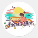 Recherche de humour surfer autocollants Vie de plage