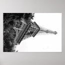 Recherche de tour eiffel noir et blanc posters Amour
